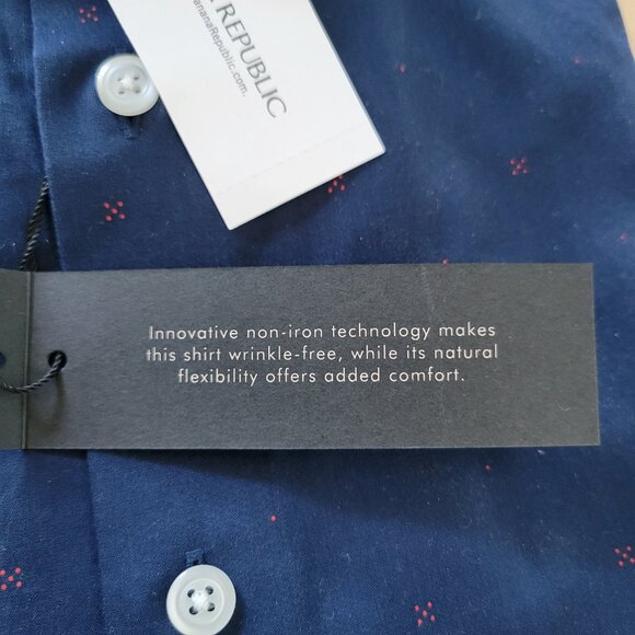 NEW Banana Republic Men's Slim Fit Non-Iron Dress Shirt - Picture 5 of 8